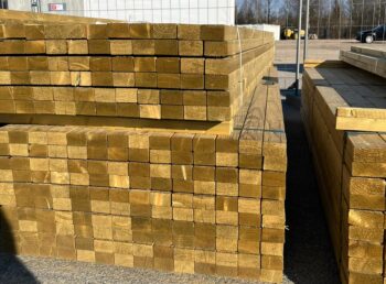 Konstrukciju kokmateriāls, 45x70x3000, imprignēts (zaļš)