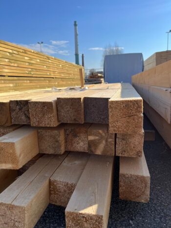 Zāģmateriāls,  100x100x3.700