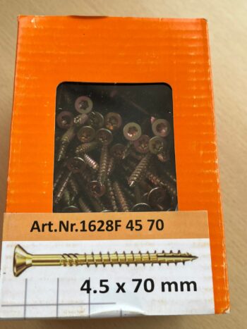 Skrūve kokam rs18 4.5x70/42 Torx Ruspert