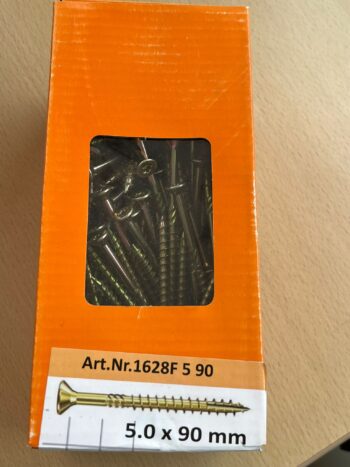 Skrūves kokam ar Kateri -tx25 dz 5.0x90