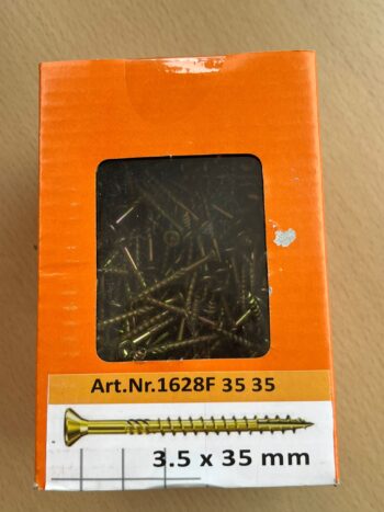 Skrūves kokam ar Kateri -tx20 dz 3.5x35