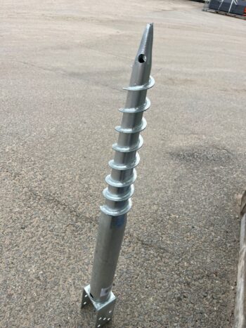 Skrūvpālis U-veida 80x900x2mm HDG