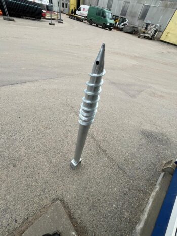 Skrūvpālis U-veida 100x1200x2mm HDG