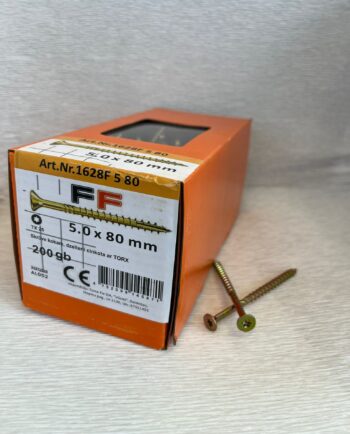 Skrūves kokam ar Kateri -tx25 dz 5.0x80